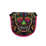 Sugar Skull "Neon" Mallet Putter Cover