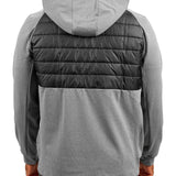Man wearing black quilted jacket from Black Clover